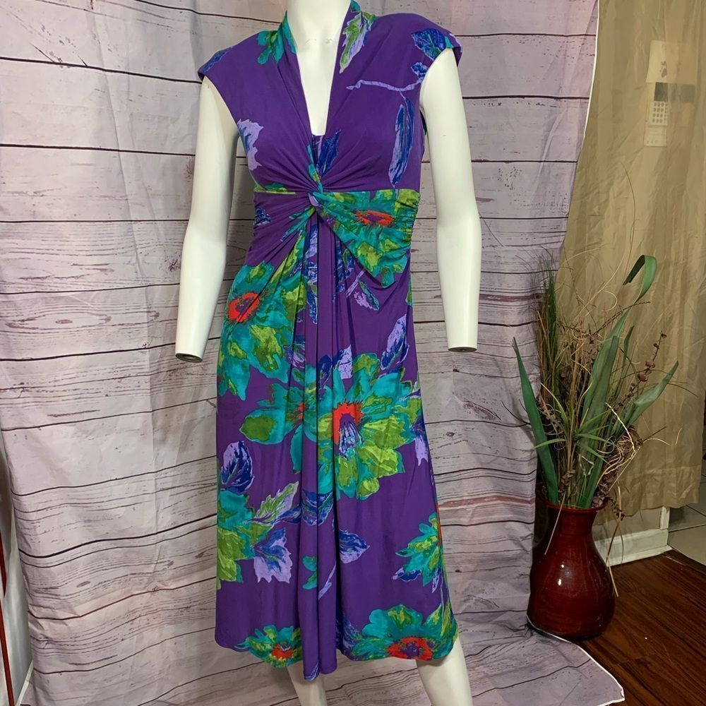 Jones New York Purple/Green Women’s Dress